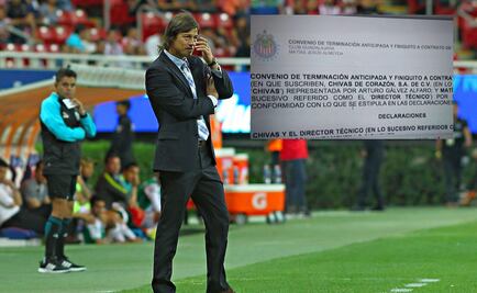 Filtran documento de 'finiquito' de Matías Almeyda con Chivas