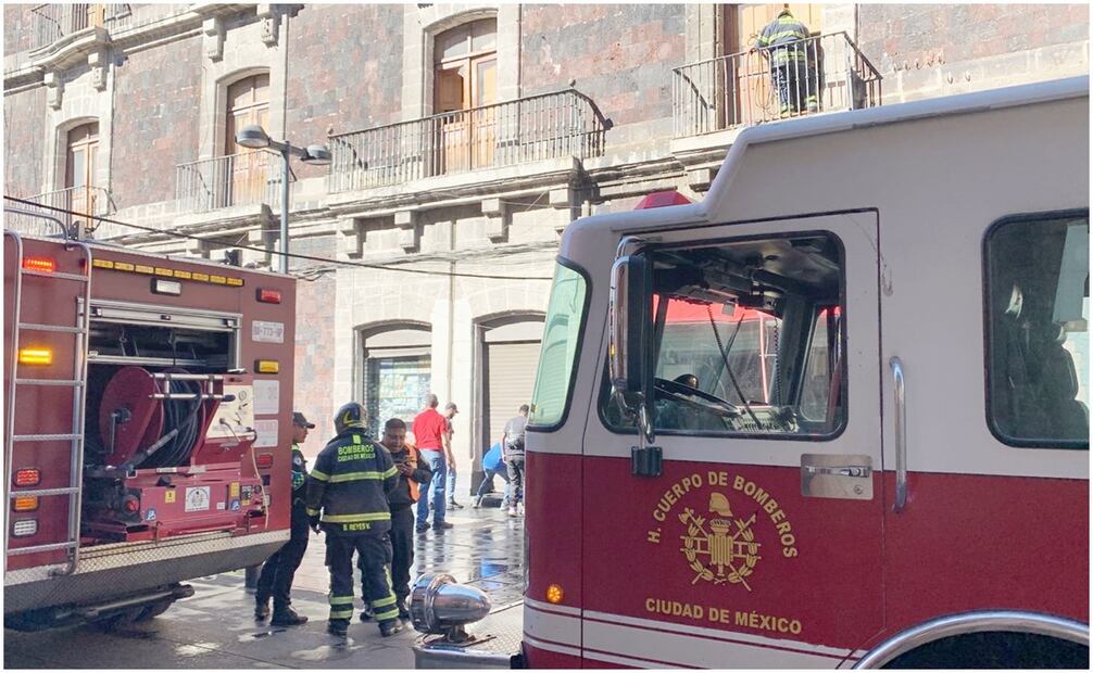 Incendio Centro de la CDMX. Foto: Juan Carlos Williams