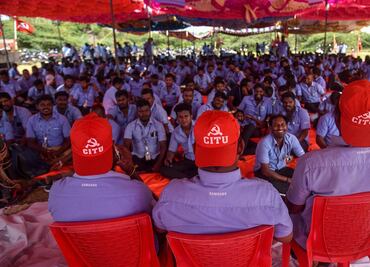 Huelga en Samsung: Detienen a manifestantes en fábrica de la India; suman 9 días de paro