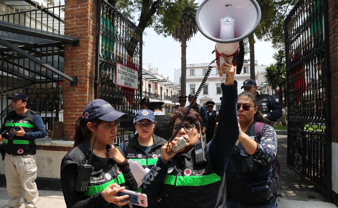Simulacro en la Ciudad de México este 19 de septiembre (Fotos: Juan Carlos Reyes / EL UNIVERSAL)