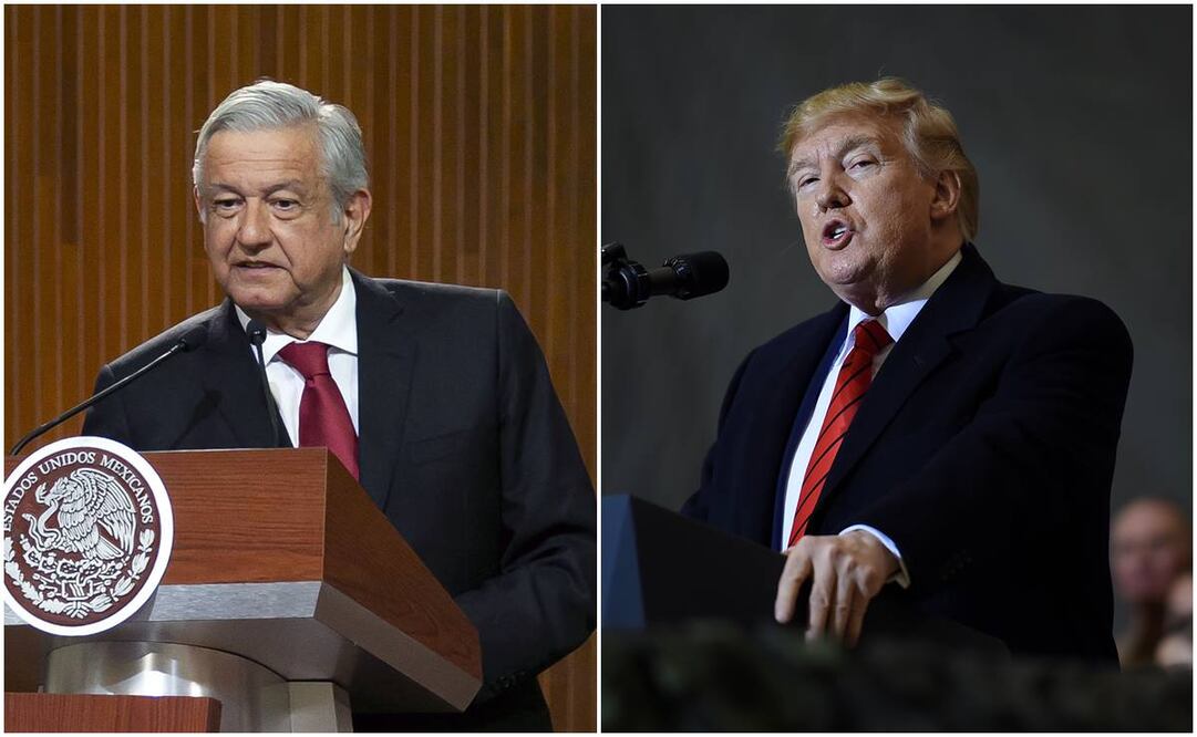 Unas cachetadas de AMLO a Trump