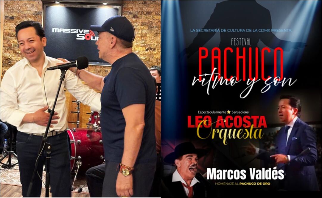 Leo Acosta y Marco Valdés, juntos en el show "Festival Pachuco, Ritmo y Sol".
Fotos: Leo Acosta, cortesía