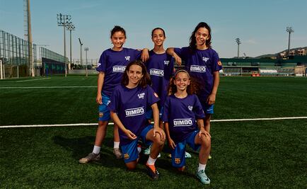 55 niñas entrenan en el FC Barcelona gracias a "El Sueño Bimbo”
