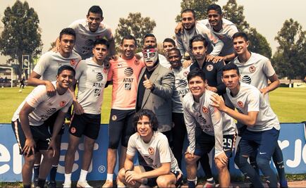Octagón visita a jugadores del América 