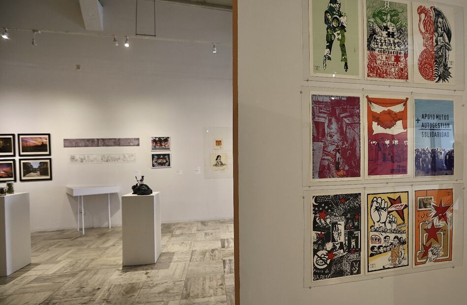 “Desde el corazón del barrio. Tepito raíces profundas, voces que resuenan”, muestra exhibida en la Galería José María Velasco.
Foto: EL UNIVERSAL / Berenice Fregoso