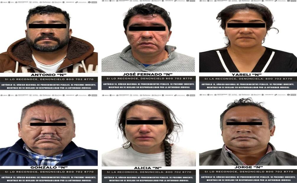 Vinculan a proceso a 6 detenidos en Operación Liberación (27/07/2025). Foto: Especial
