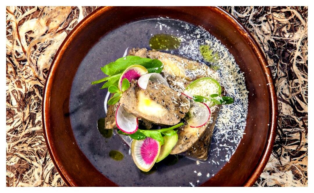 FOTO: PEPE ESCARPITA / Tamal de frijol del chef Juan Cabrera, de Fonda Fina