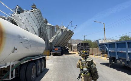 Fueron 3 los silos de grano que colapsaron en empresa de Torreón; un trabajador sigue sin ser localizado