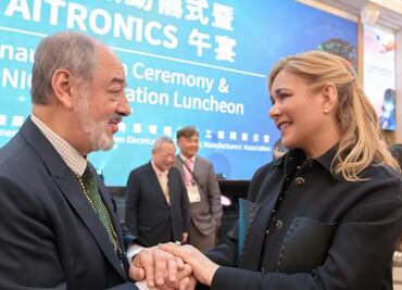 Maru Campos, invitada de honor a Feria Electrónica TAITRONICS en Taiwán; destaca producción de semiconductores en el estado