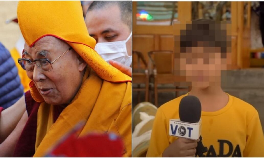 El beso que el Dalai Lama dio a un niño en la boca desató un escándalo que no para. Foto: AFP, Archivo EL UNIVERSAL/ Captura. 