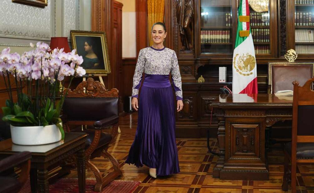 La presidenta Claudia Sheinbaum previo al Grito de Independencia. Foto: Tomada del FB de Claudia Sheinbaum