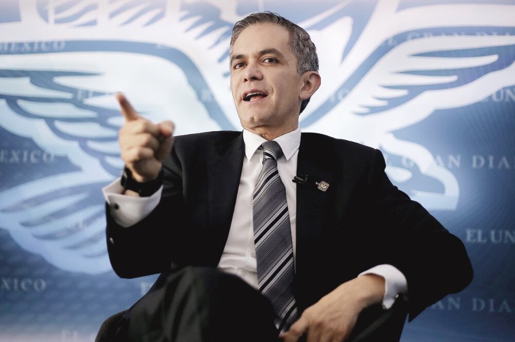 En la foto: Miguel Ángel Mancera, jefe de Gobierno de la CDMX (ALEJANDRO ACOSTA EL UNIVERSAL)