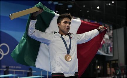 Osmar Olvera brilla en el trampolín y consigue medalla de bronce para México en París 2024