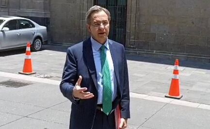 Esteban Moctezuma se reúne con AMLO en Palacio Nacional; "se busca convertir a Norteamérica en la región más humanista y competitiva", dice