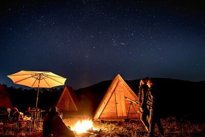 Mira la lluvia de estrellas y el cometa desde Canto del Bosque en Tlaxcala