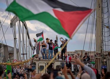 ONU pide parar ataques contra la flotilla humanitaria que navega hacia la Franja de Gaza