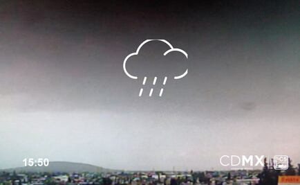 Llueve en cinco delegaciones de CDMX