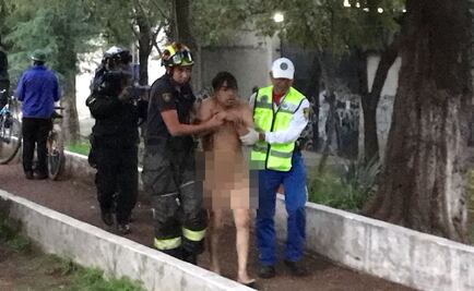 Hombre se arroja a canal de aguas negras en Coyoacán