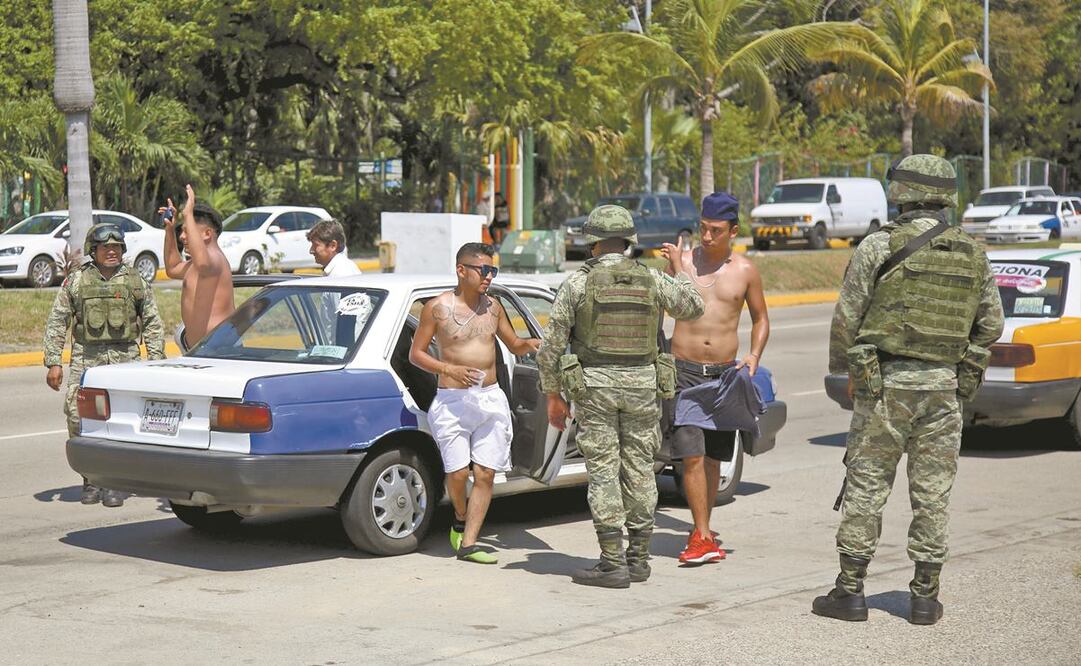Soldados deben seguir en las calles hasta 2028, plantea el PRI. Foto: Archivo/ EL UNIVERSAL