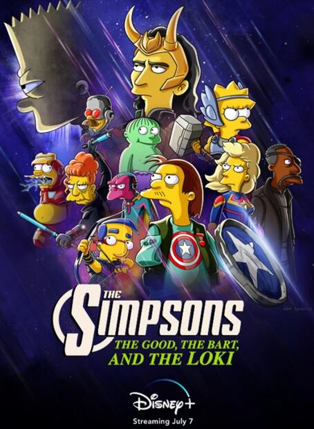 Los Simpson y Loki protagonizarán cortometraje