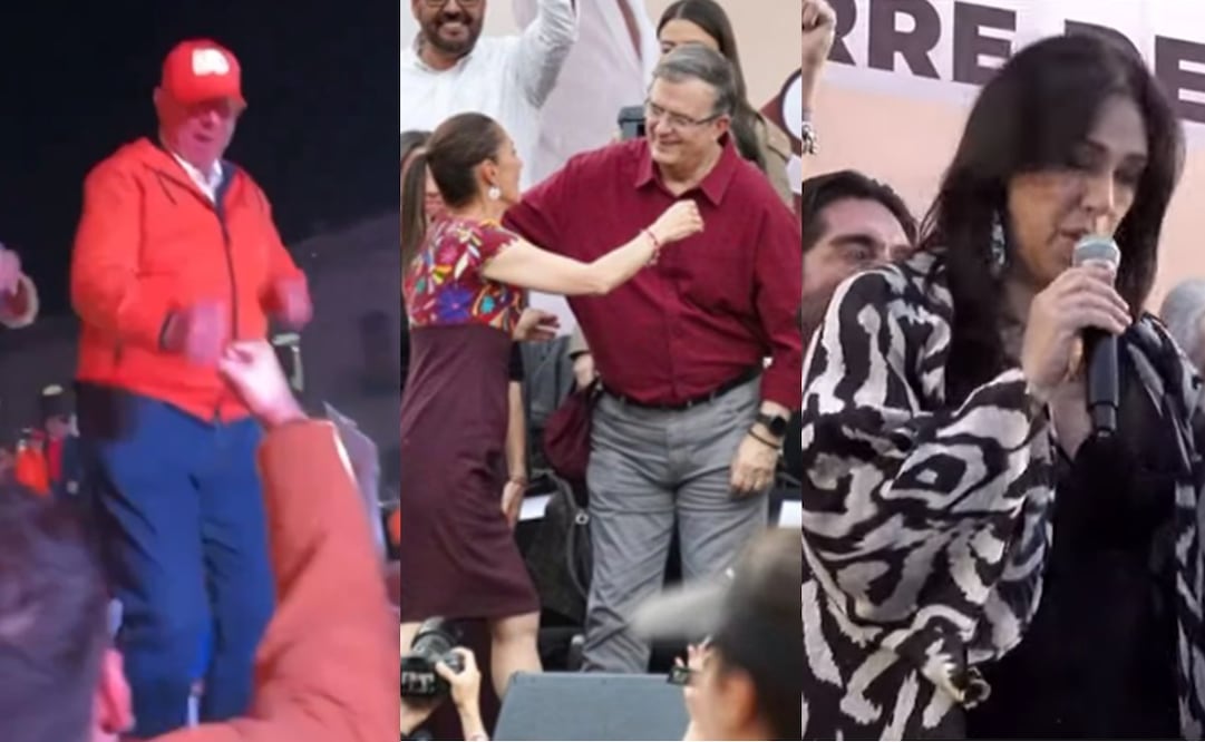 El pasado jueves 18 de enero se llevó a cabo el cierre de precampañas de las y los aspirantes a la Presidencia de la República. Fotos: Captura de pantalla