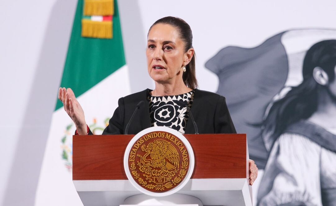 Conferencia matutina de la presidenta Claudia Sheinbaum en Palacio Nacional el 21 de enero de 2025. Foto: Axel Sánchez / EL UNIVERSAL
