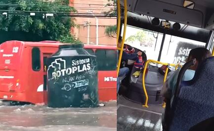 VIDEO: Así vivieron pasajeros de camión choque contra tinaco "flotante" en Guadalajara