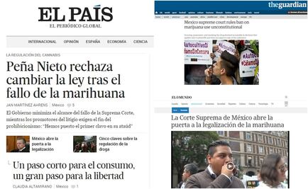 Prensa Europea destaca fallo sobre marihuana en México