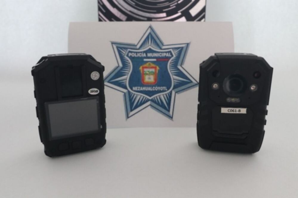 Policías de Neza usarán cámaras de solapa para grabar todas sus actividades