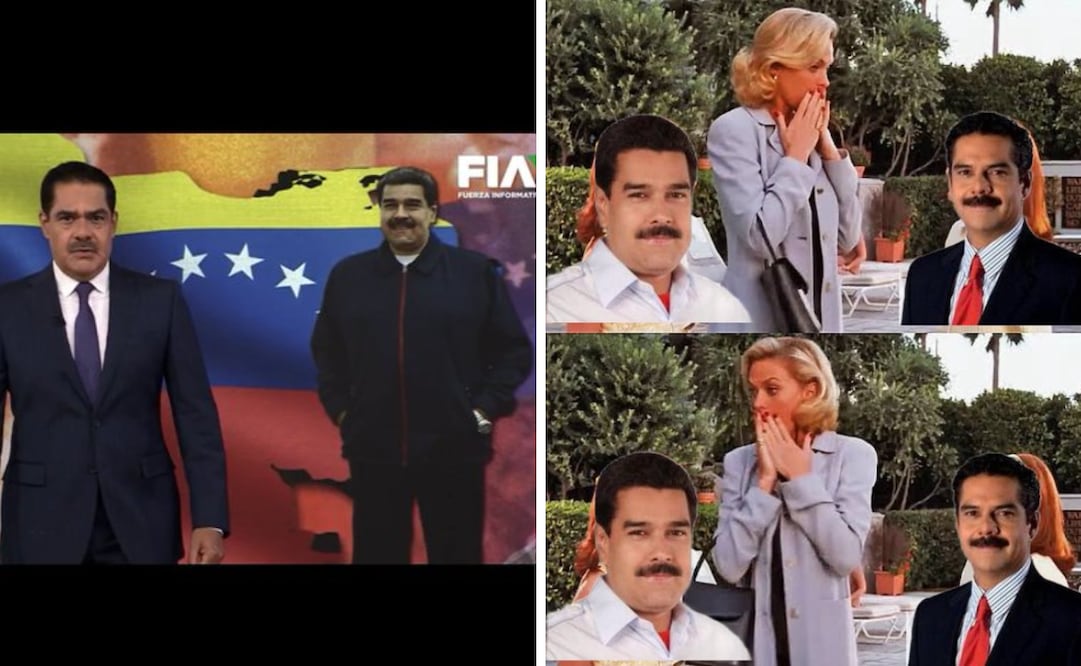 Algunos internautas bromearon con que era imposible distinguir quién era quién, mientras que otros ironizaron con que podían reclamar la millonaria recompensa de Estados Unidos presentando a Alatorre en lugar del presidente venezolano
Foto: Captura de pantalla en X