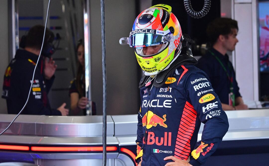 Checo Pérez fuera de la Q2 del GP de Gran Bretaña