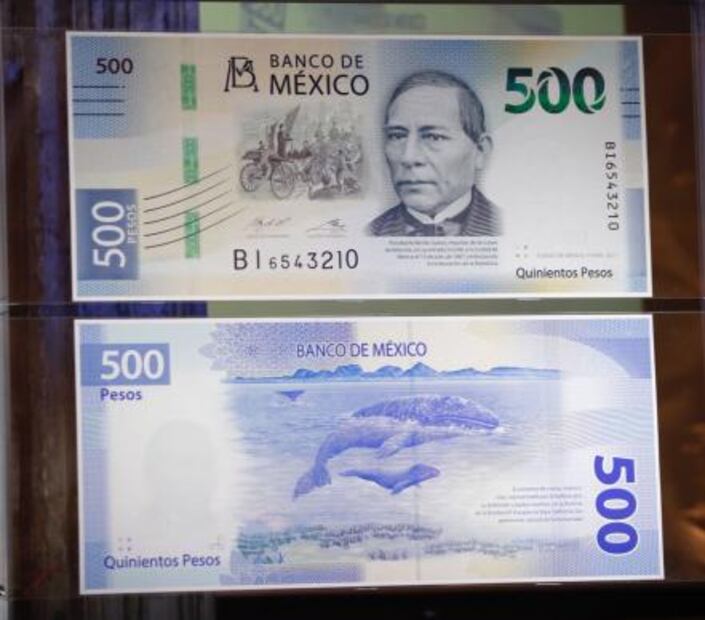 La evolución del billete de 500 pesos en México