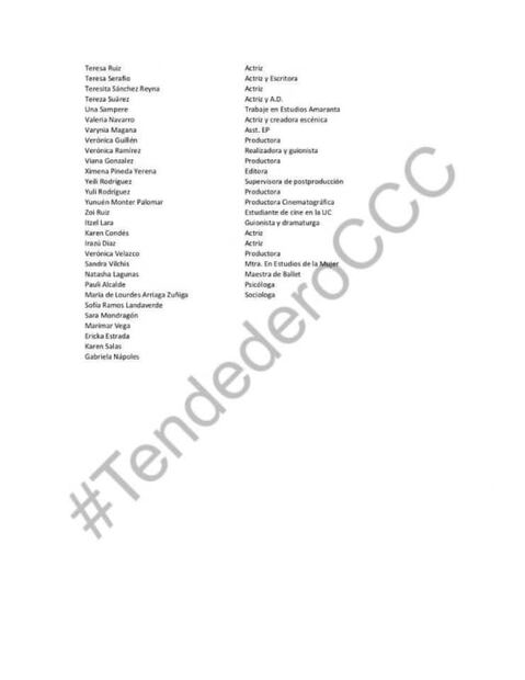 Apoyan actrices y productoras denuncia para detener la violencia de género en el CCC