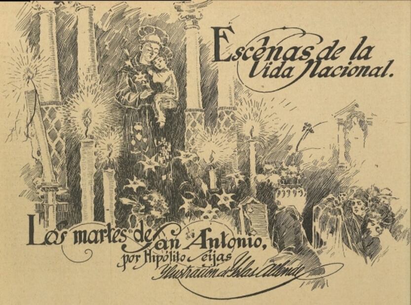 Tres nalgadas a San Antonio para encontrar pareja