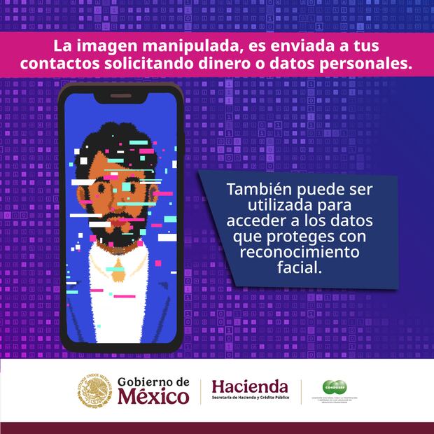 Conoce cómo identificar los deepfake. Foto: X @CondusefMX