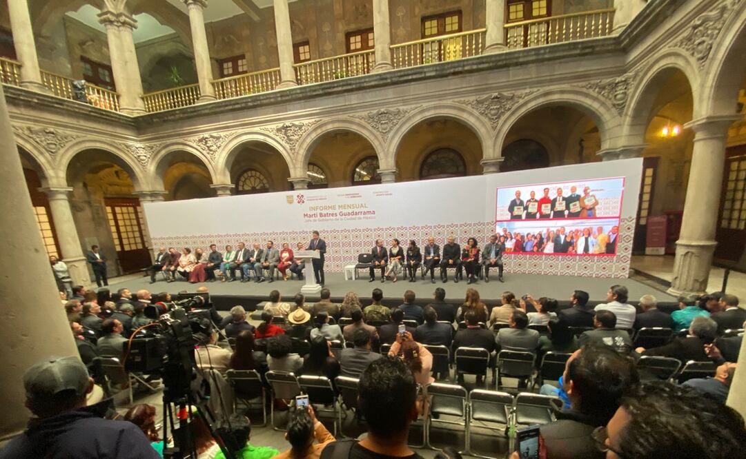 Martí Batres informa que durante su último como Jefe de Gobierno, implementará 9 acciones (03/10/2024). Foto: Alberto Acosta