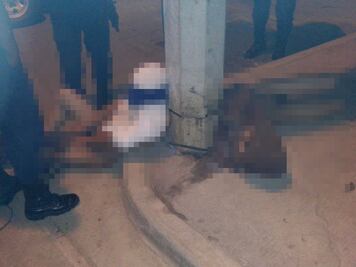 Transportistas golpean a dos presuntos ladrones en Oaxaca