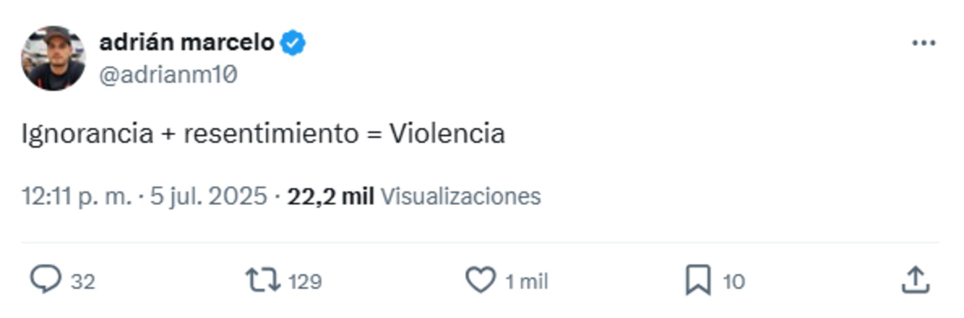 La publicación del creador de contenido generó un fuerte debate en los comentarios. Foto: Captura de pantalla
