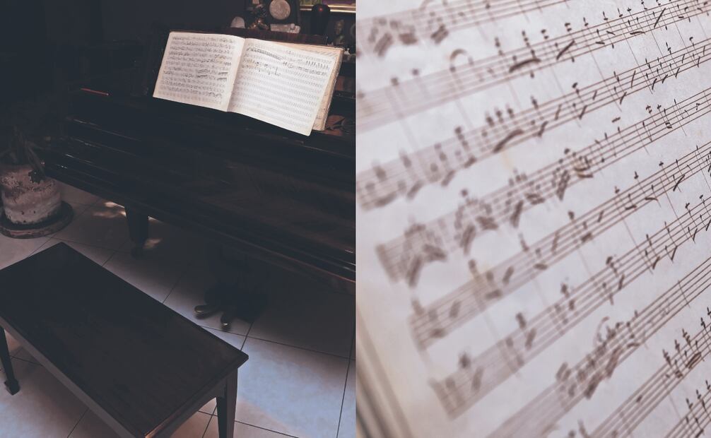 Entre los documentos que Azar tiene de Sontag hay varias partituras
que podría llevar al Teatro Degollado para la conmemoración. Foto: de Fernanda Rojas. El Universal