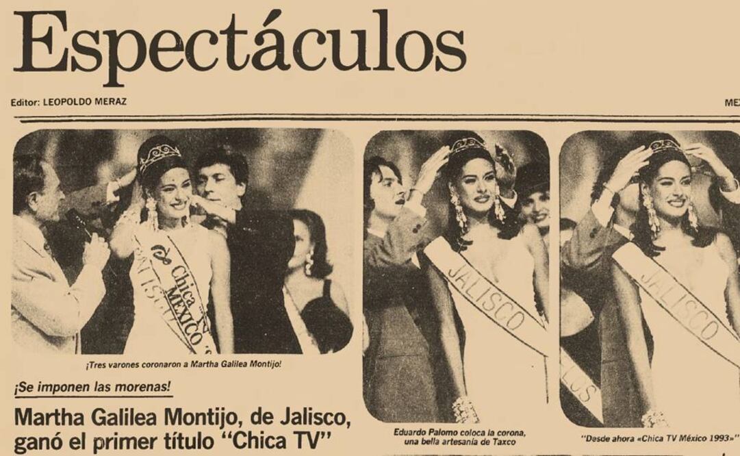Hace 25 años, Galilea se alzó con el título de "Chica TV"