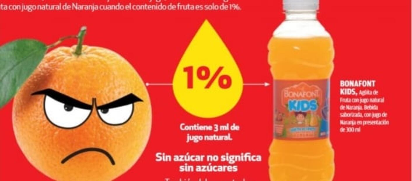 Profeco da nombres de aguas de sabor con más azúcar que un refresco