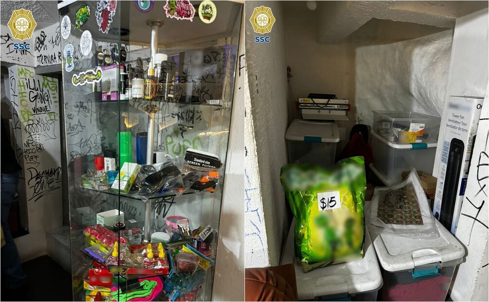 La SSC en coordinación con la FGJ y GN aseguran 24 kilos de marihuana y detienen a 4 en cateo en Coyoacán. Foto: Especial