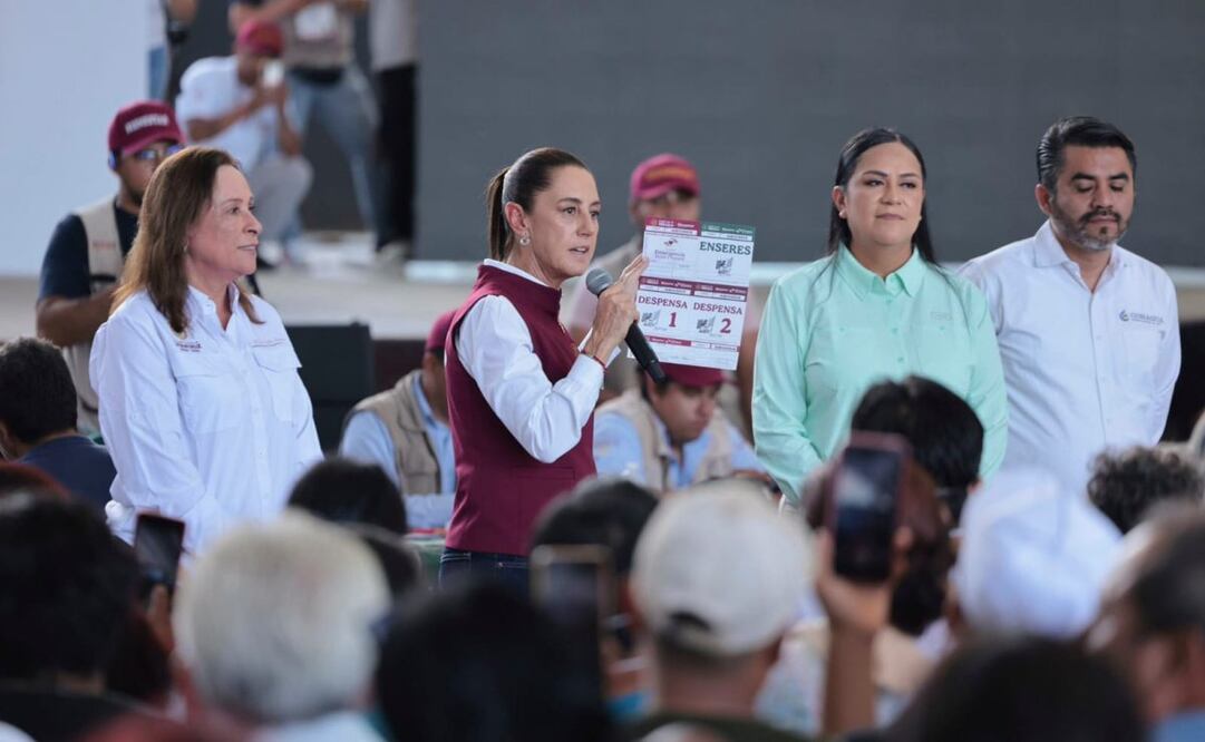 La presidenta Claudia Sheinbaum Pardo regresó este jueves 23 de octubre a Veracruz. Foto: Presidencia