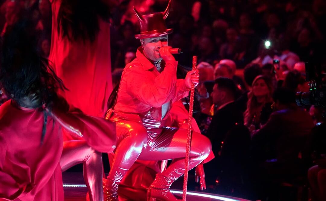 Sam Smith se presentó junto a Kim Petras con "Unholy". Foto: AP