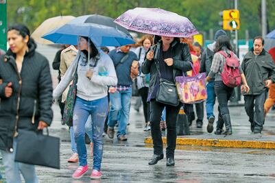 ​Reportan lluvia en al menos siete delegaciones de la CDMX