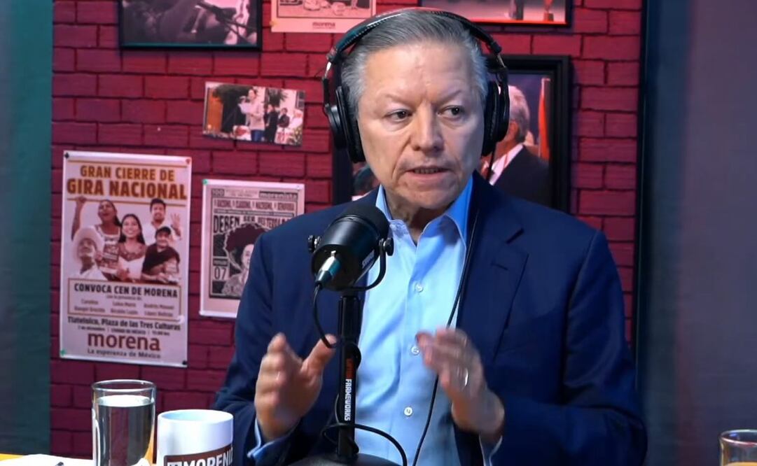 El ministro en retiro Arturo Zaldívar durante su participación “La Moreniza” este jueves 28 de agosto de 2025. Foto: Captura