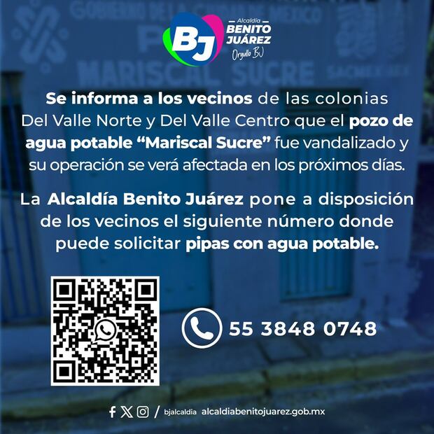 Alcaldía Benito Juárez. Foto: Especial
