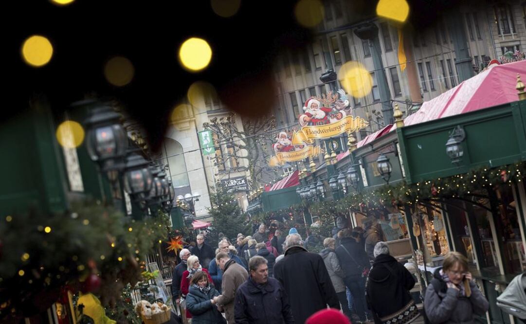 Los mercados navideños son muy frecuentados en Alemania. Foto: EFE
