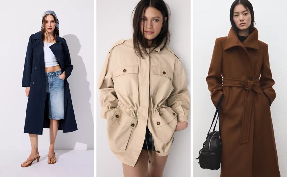 Las rebajas de verano son la temporada ideal para comprar ropa de abrigo. Foto: Pull & Bear, Stradivarius