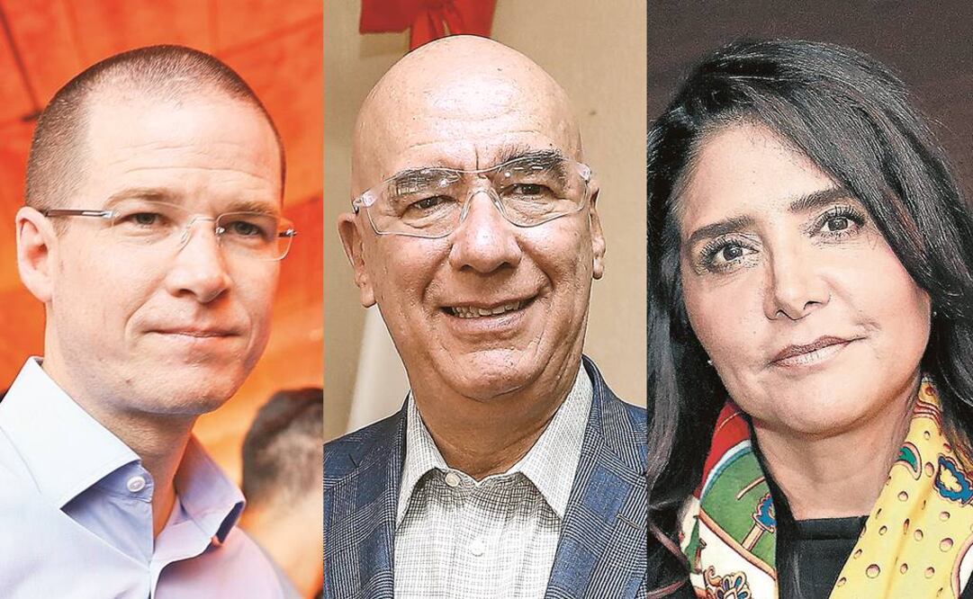 En la foto: Ricardo Anaya, Dante Delgado y Alejandra Barrales (ARCHIVO. EL UNIVERSAL)